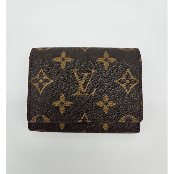 Authentic Louis Vuitton Enveloppe Carte De Visite Business Card #4146M